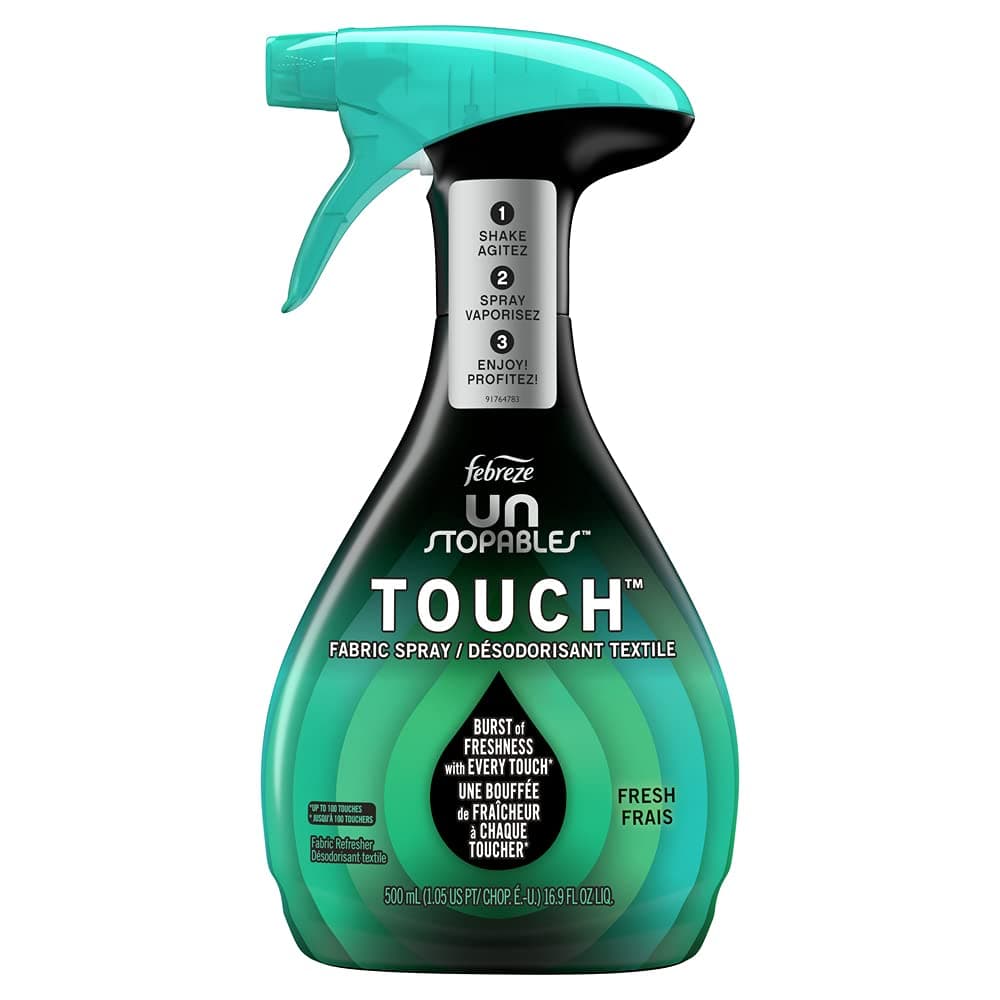 Febreze Imstopables Touch Fabric Spray y Eliminador de Olores, Fresh 500 mililitros