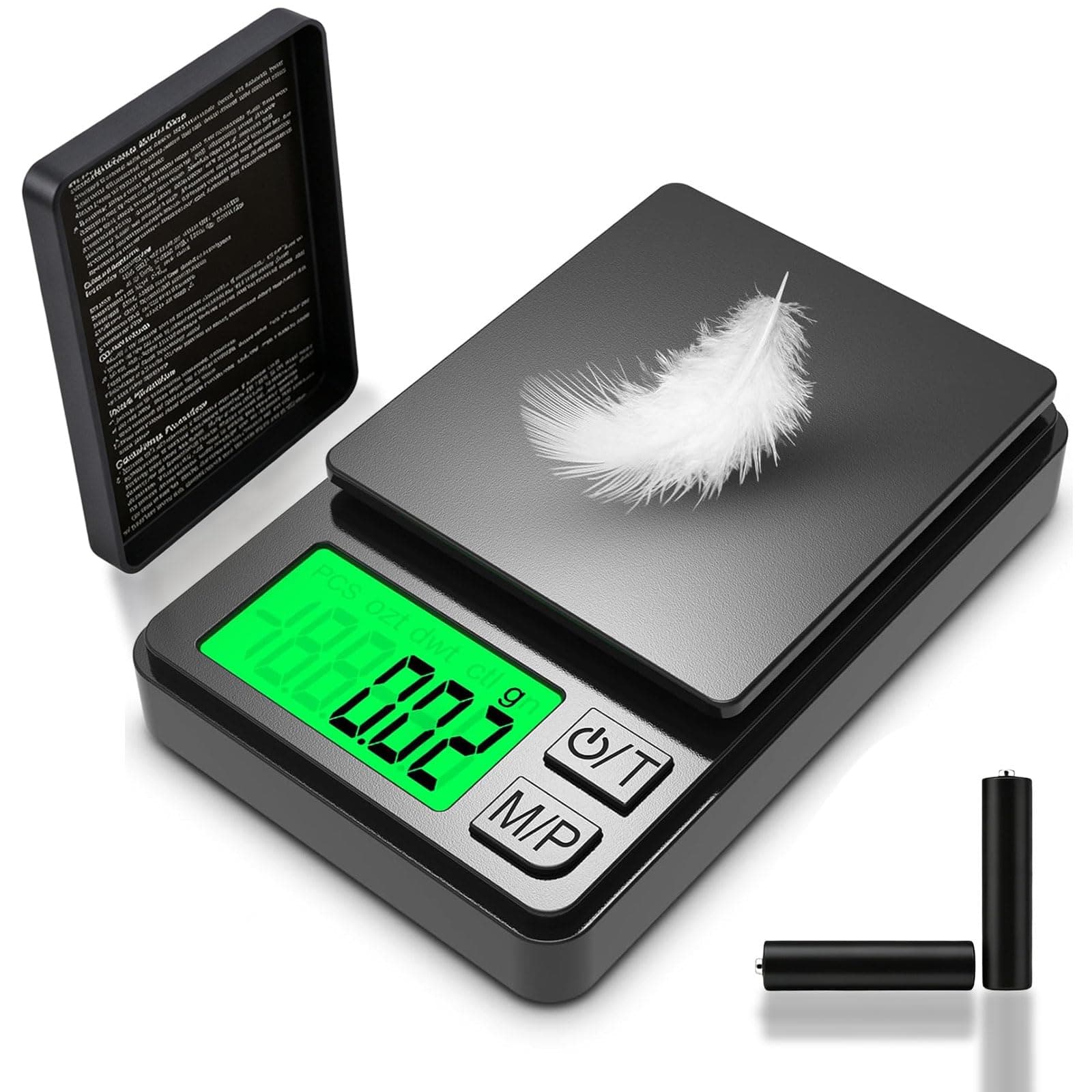 EYNSHOO Báscula Digital de Bolsillo 1000g x 0.01g